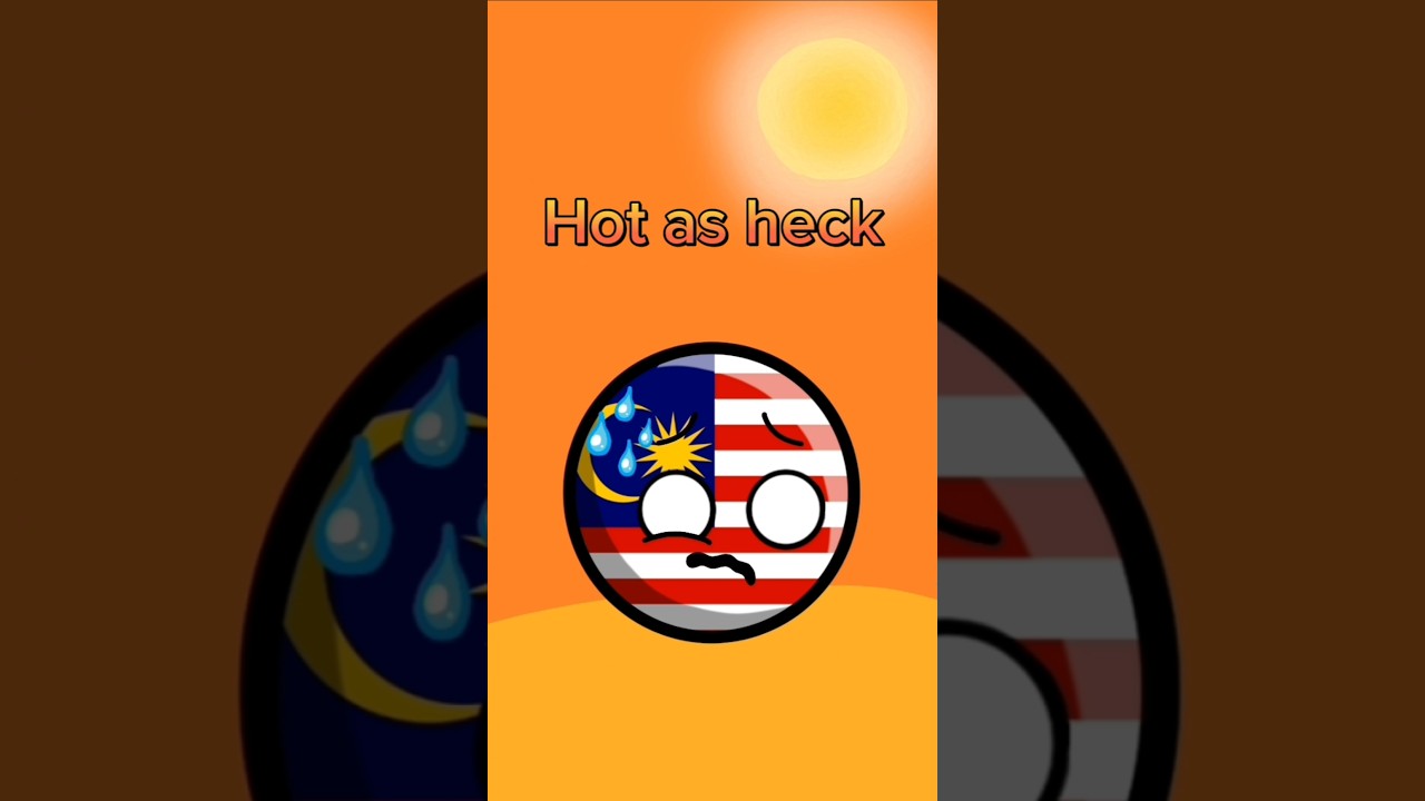 Malaysia's four seasons 🇲🇾 #countryballs #craftiaball #bringintheheat #summer #heatwave #animation