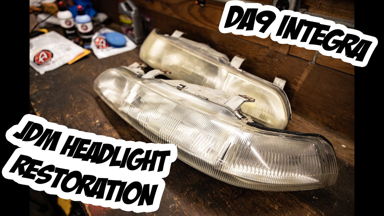 DA9 JDM Headlight Restoration