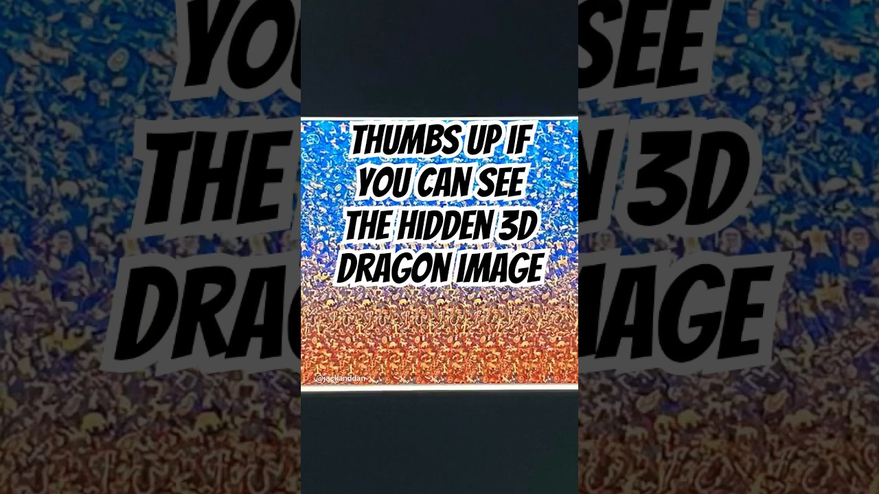 Remember 3D hidden magic eye art from the 90's? #stereogram #stereograms #magiceye #aquariumdesign