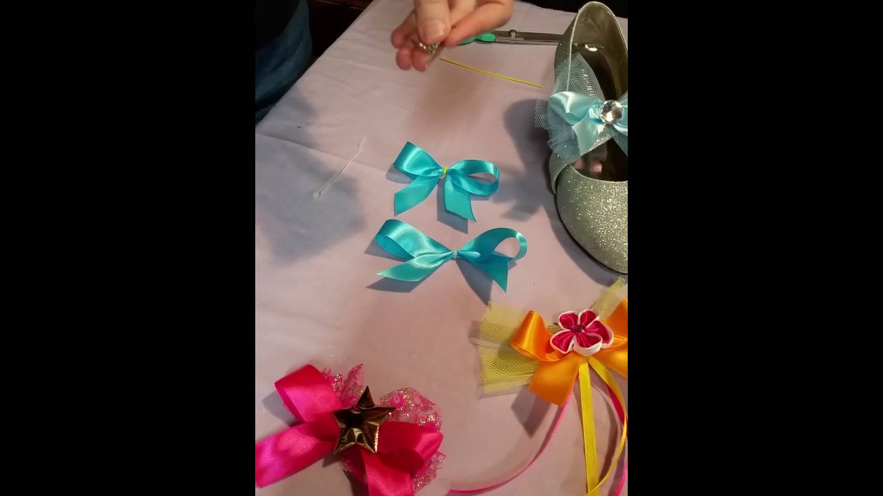 DIY TAP SHOE BOWS by www.angelbows.com.au