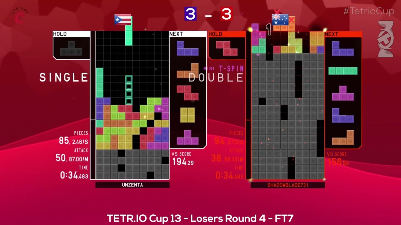 TETR.IO Cup 13 - Unzenta vs ShadowBlade731 - Losers Round 4