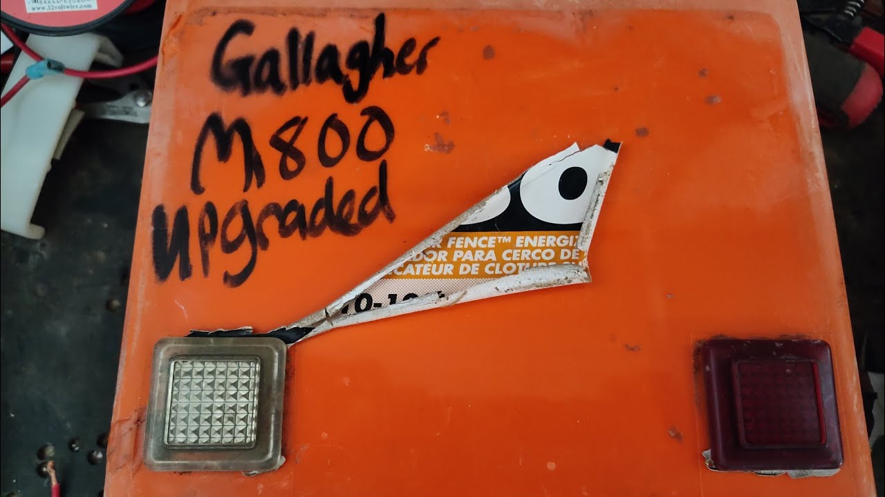 Retrofitting An Output Transformer Into A Gallagher M800 BEV3 M1500 Fence Charger