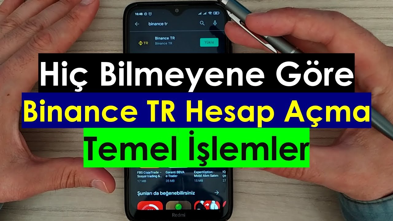 Binance Hesabı A&ccedil;ma ve İşlem Yapma | Kripto Para Nasıl Alınır Eğitimi | Hi&ccedil; Bilmeyene G&ouml;re