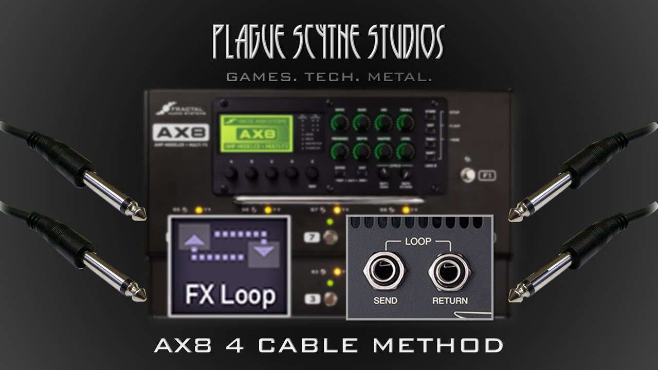 AX8 4 Cable Method & Preamp in FX Return - Tutorial