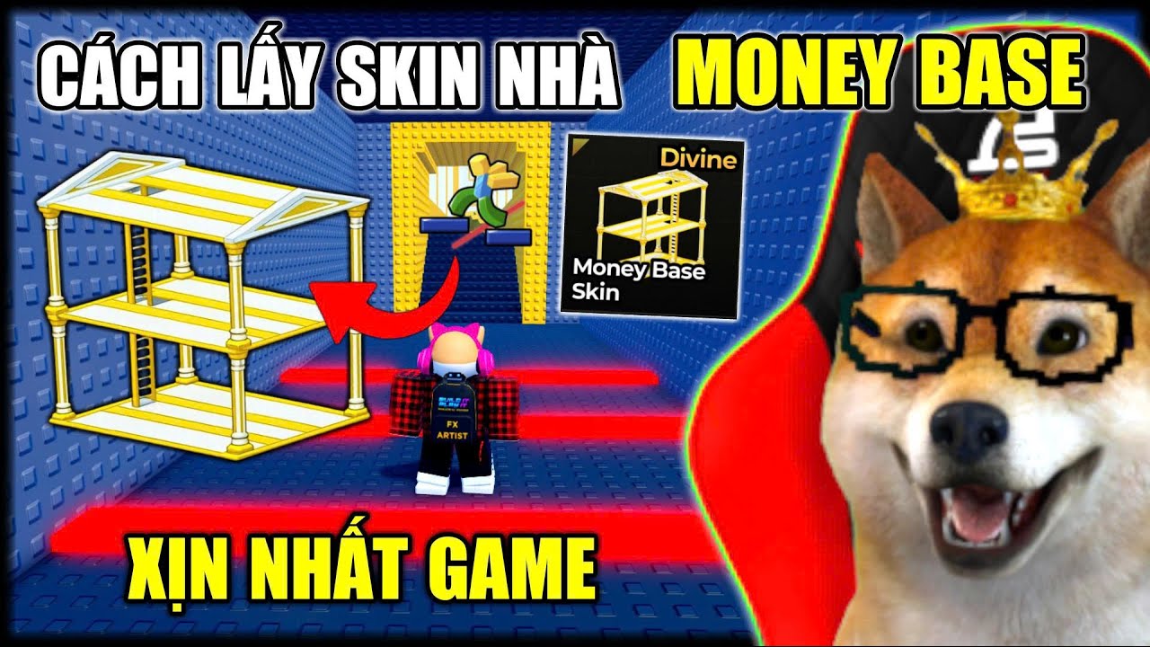 Cách Lấy Skin Nhà Mới BASE MONEY Siêu Đẹp Trong Escape Tsunami For Brainrots | Roblox