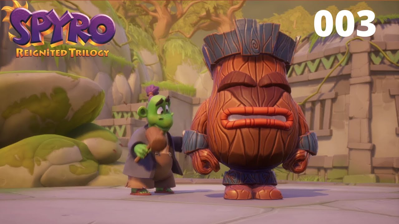 Spyro Ripto's Rage Walkthrough Deutsch Part #3, Götzenquelle 100 % mit Trophäen und Fähigkeitspunkt