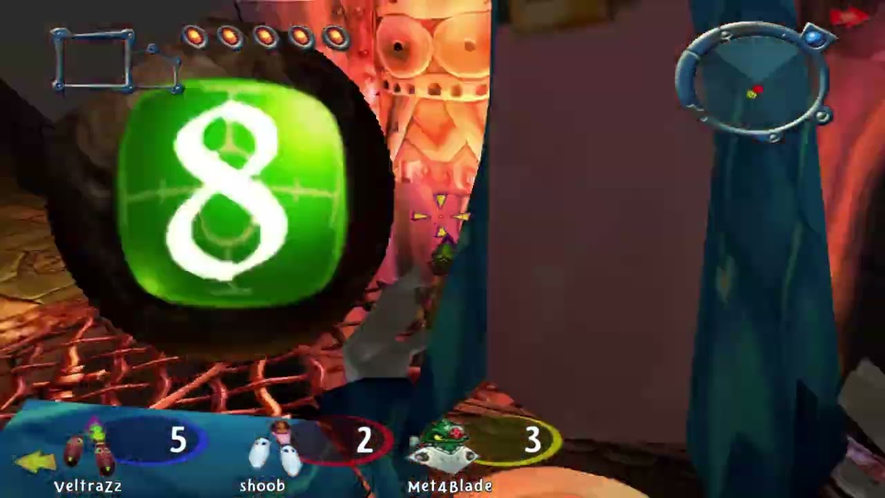 Rayman M Arena Online - Only 1 Weapon IX - Gluebomb Only Escalation