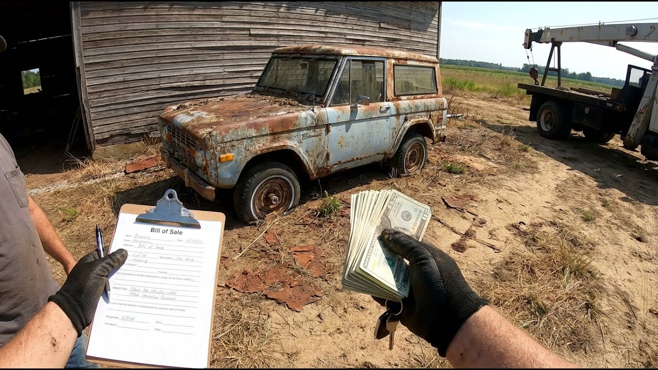 ASMR Car Restoration | Abandoned for Decades | 1966 Ford Bronco Barn Find Restoration (Rust to Road)