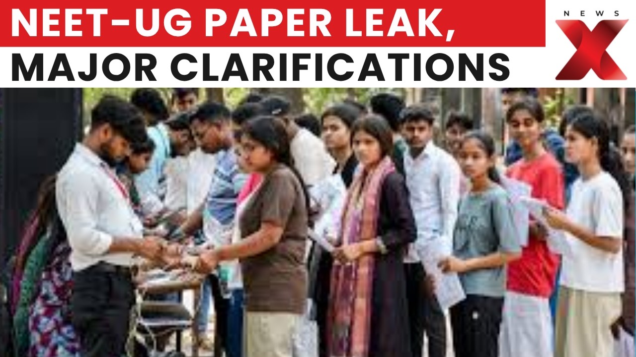 NEET-UG Paper Leak | Major Clarifications By Centre On Re-Exam | Latest News | NewsX