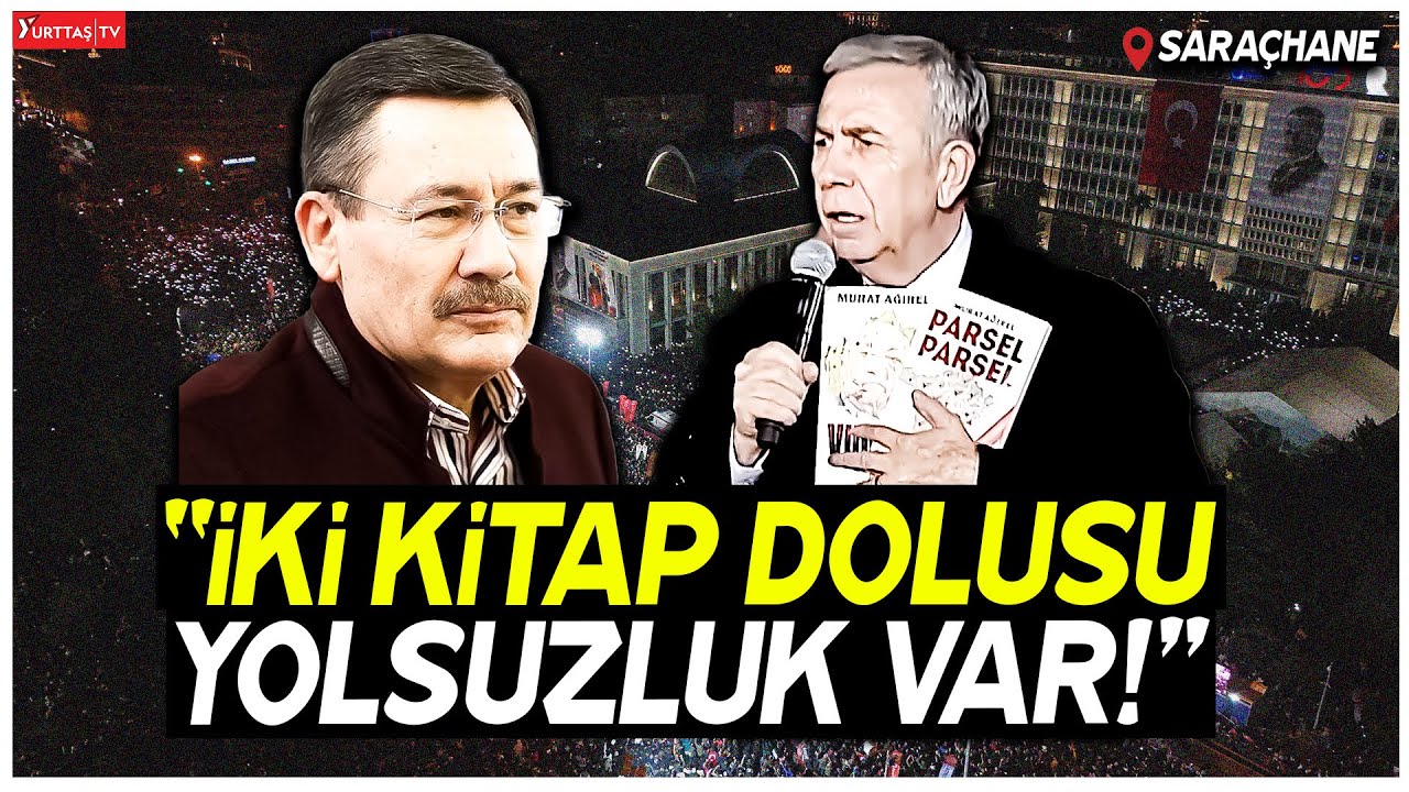 Mansur Yavaş AKP’yi Melih Gökçek ile vurdu! “İki kitap dolusu yolsuzluk var! İfadeye çağırılmadı!”