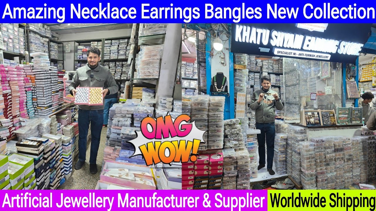 यहां मिलेगा Earings का भंडार वो भी बिल्कुल सस्ते में | Artificial Jewellery Wholesaler in Delhi