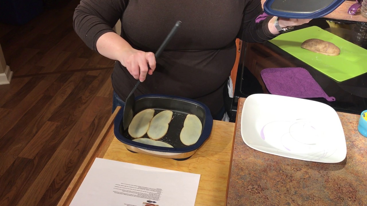 Tupperware - Potato Planks in the Micro Pro Grill