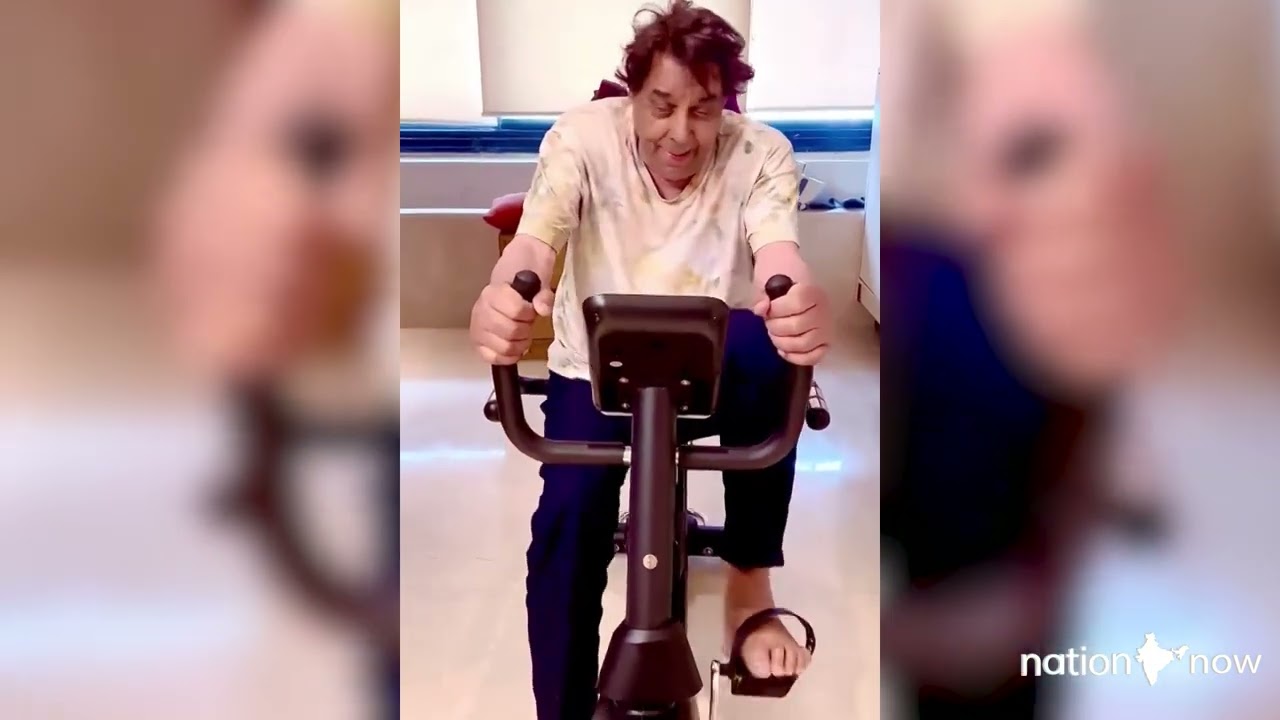 87-year-old  actor Dharmendra shares his latest workout video