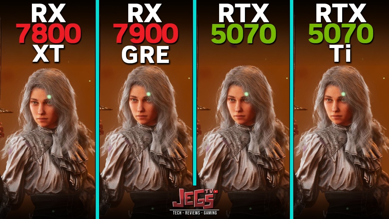 RX 7800 XT vs RX 7900 GRE vs RTX 5070 vs RTX 5070 Ti | Ryzen 7 9800X3D | Tested in 15 games
