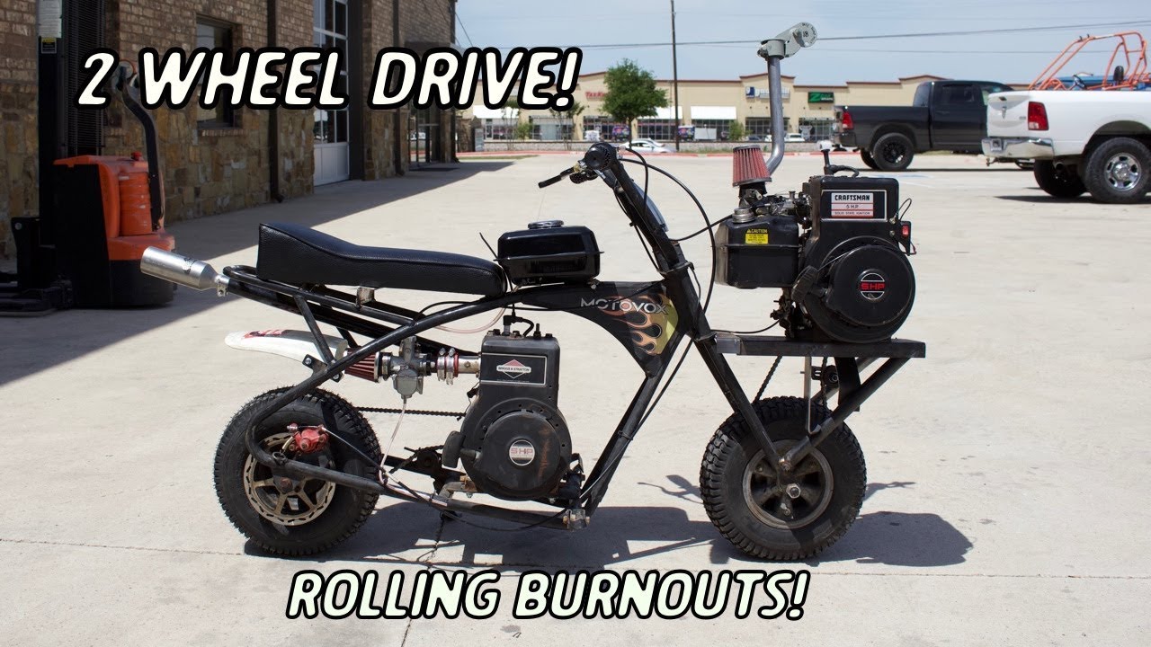 AWD Twin Engine Mini Bike Build! | 2018 Swap Meet Build Off
