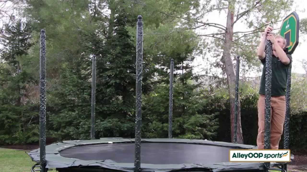 Safety Enclosure Installation (Part 1)- JumpSport & AlleyOOP Sports Trampolines