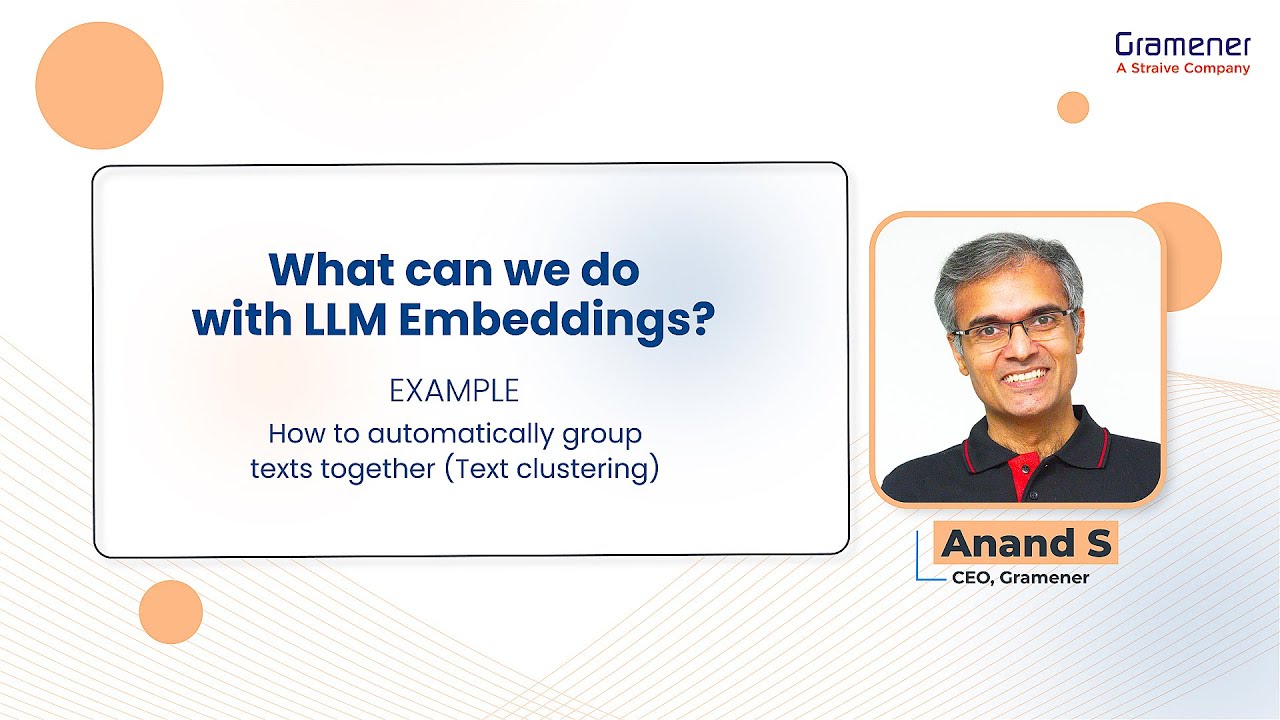 What can we do with LLM Embeddings?