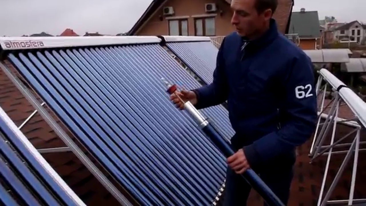 Замена трубки солнечного коллектора. Конструкция солнечного коллектора и принцип работы