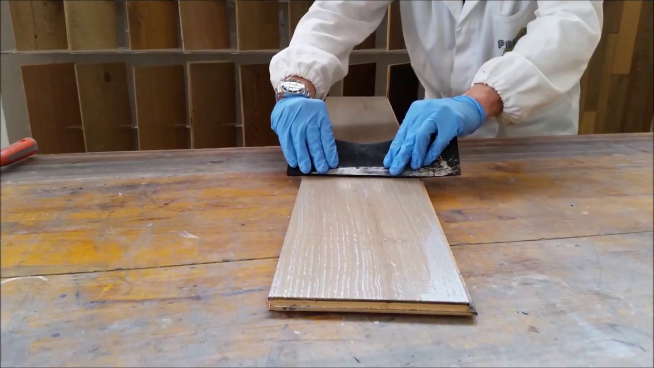 tinte metalliche su prefiniti rovere parquet decapato oro e argento