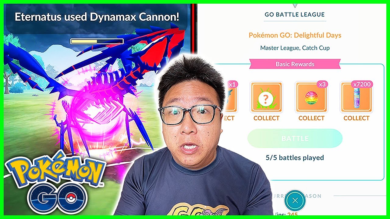 PERFECT 100% Win Rate with Max Level Eternatus & 2 Crowned in GO Battle Master League - Pokemon GO