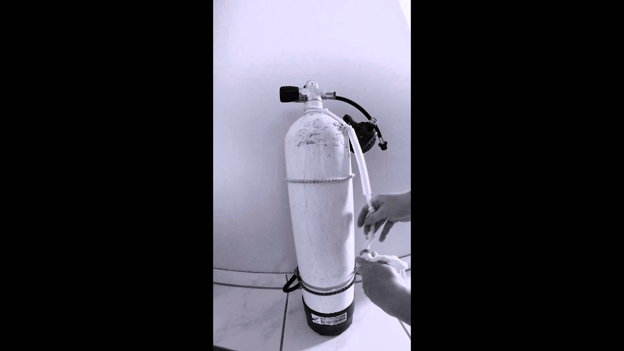 praktische Tragehilfe f&uuml;r Sidemount Flasche DIY