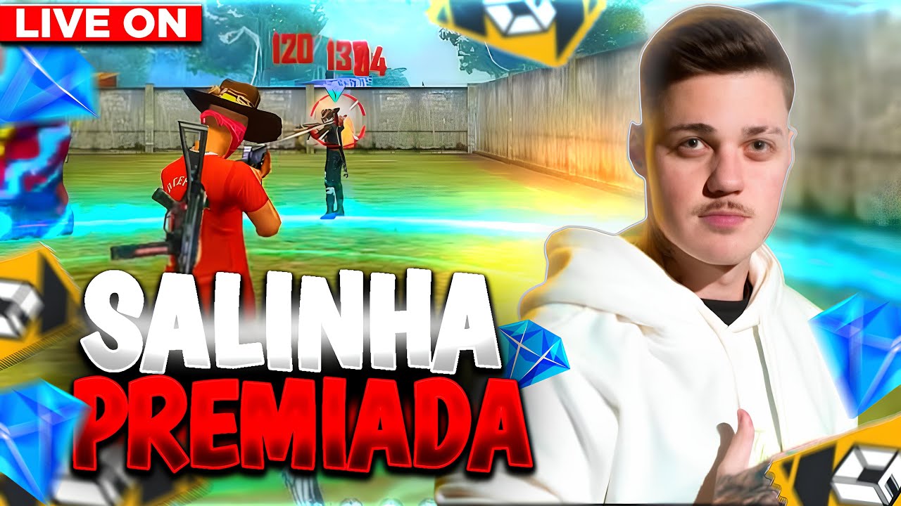 SALA PREMIADA AO VIVO 💎 CODIGUIN/PASSE - JOGANDO COM INSCRITOS 💎 FREE FIRE AO VIVO 💎