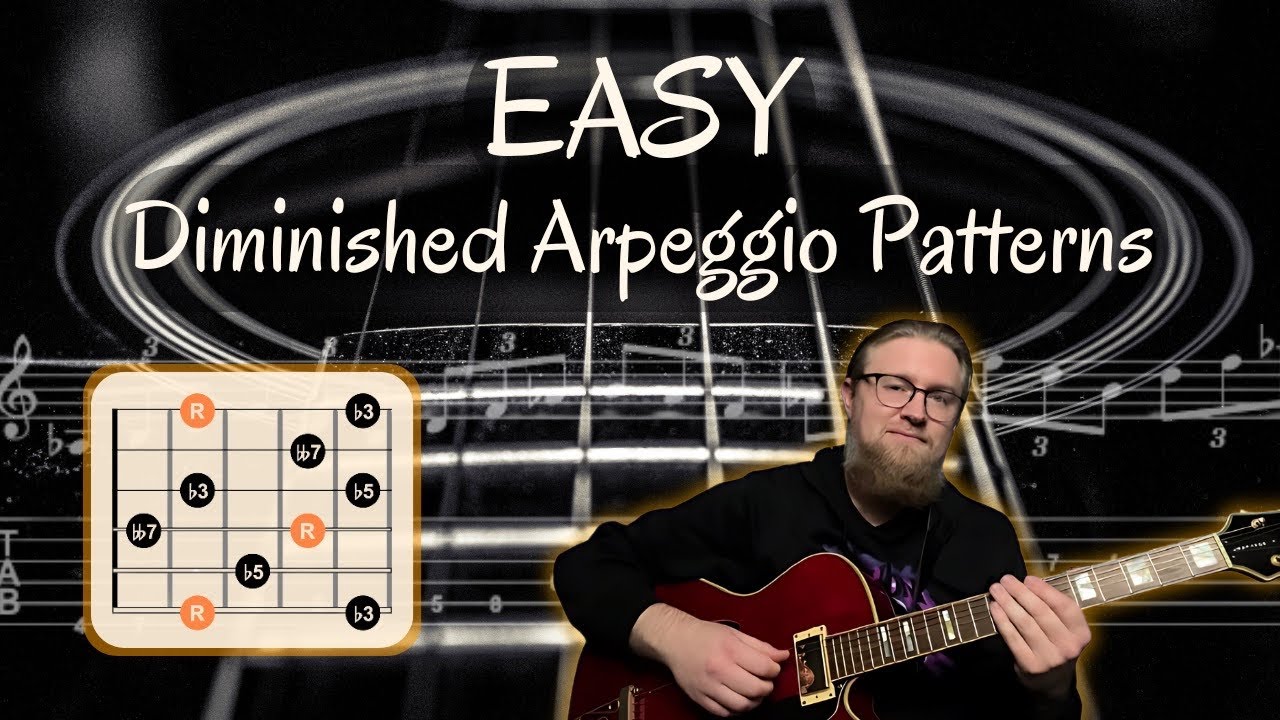 EASY Diminished Arpeggio Patterns To Add To Your Improvisations! | Jazz/Rock Guitar Lesson