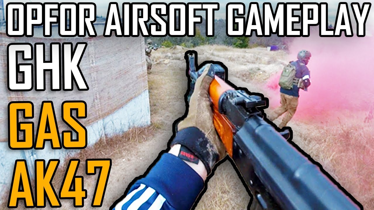 THE BALKAN WAR MACHINE- AIRSOFT GAS BLOWBACK GHK AK-47 (AKM) GAMEPLAY (OPFOR TRACKSUIT LOADOUT)