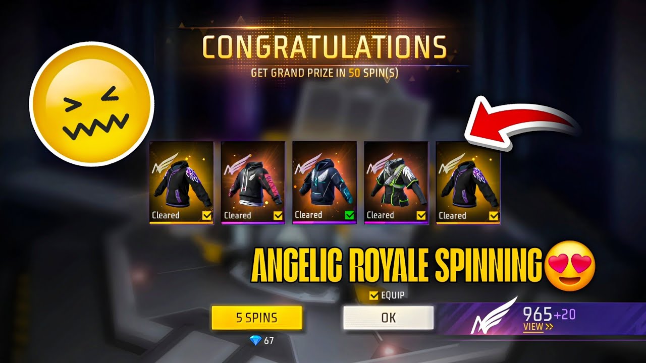 New Angelic Royale Event Complete ആക്കി 😂 New Ring Event In Free Fire | Freefire malayalam