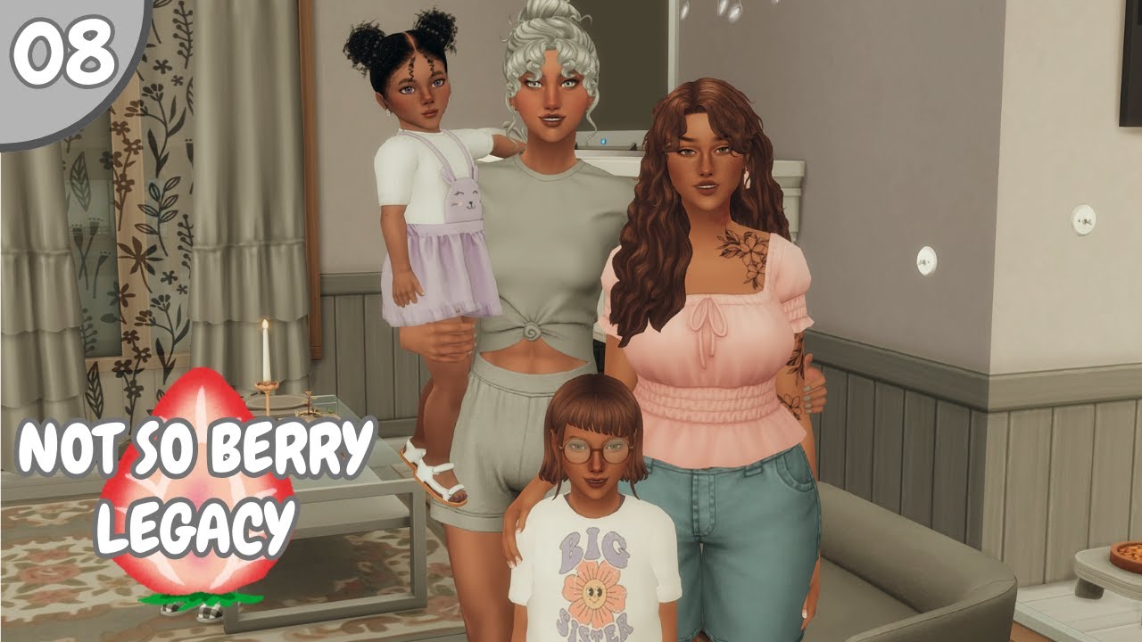 Our Girls Age Up 🩶 The Sims 4 - Not So Berry Legacy 🩶 Grey Gen 08 ⚽️
