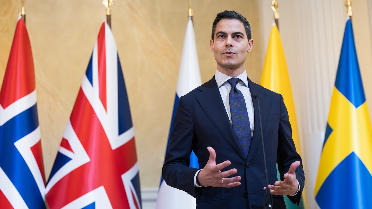 Doorstep of Prime Minister of the Netherlands Rob Jetten  | JEF Leaders&rsquo; Summit 2026 &ndash; Helsinki
