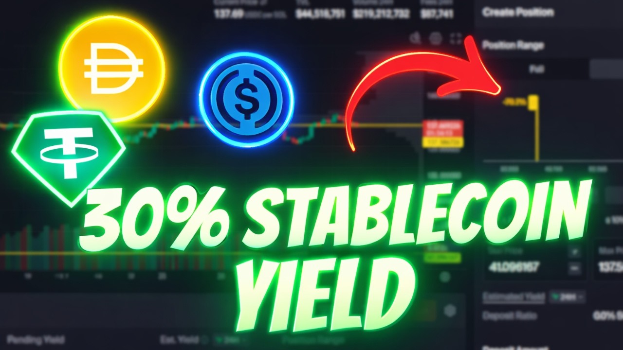Получайте 30% годовых на Stabelcoin (USDC и USDT)