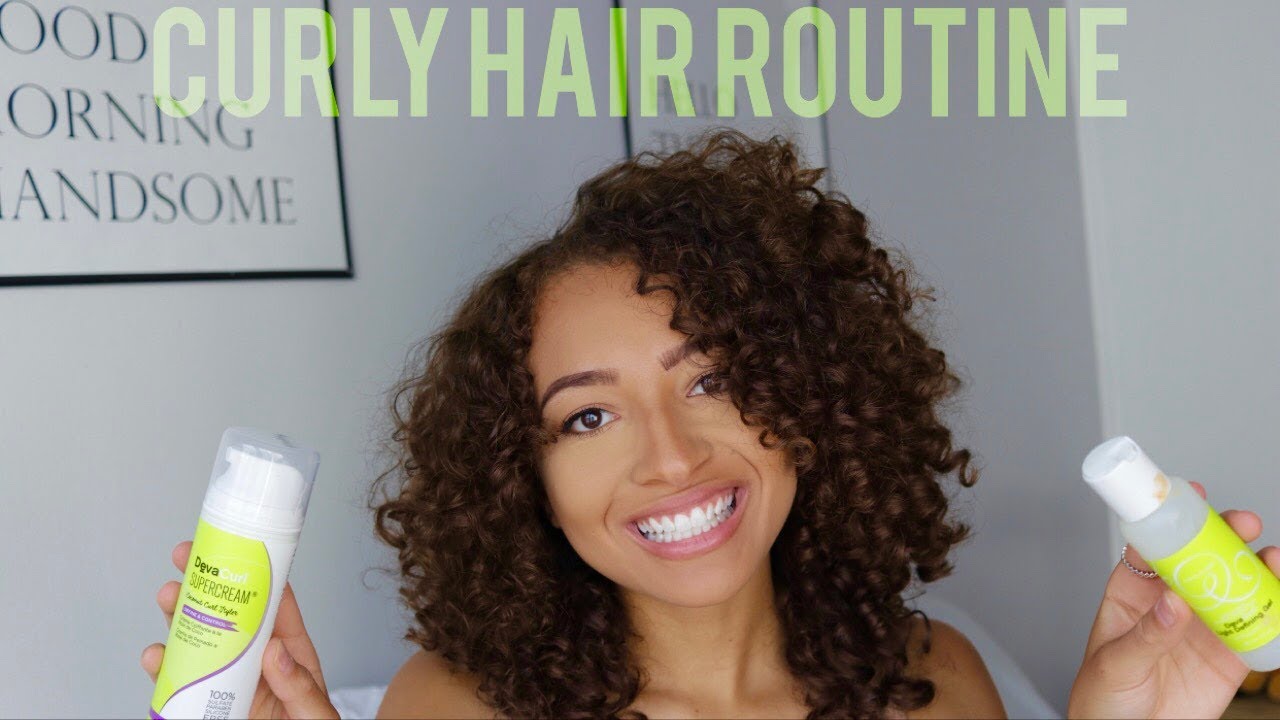 CURLY HAIR ROUTINE // DEVACURL SUPERCREAM // 3B