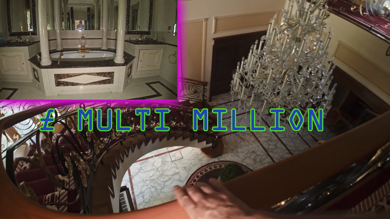 MULTI MILLION POUND INTACT MANSION ABANDONED LONDON