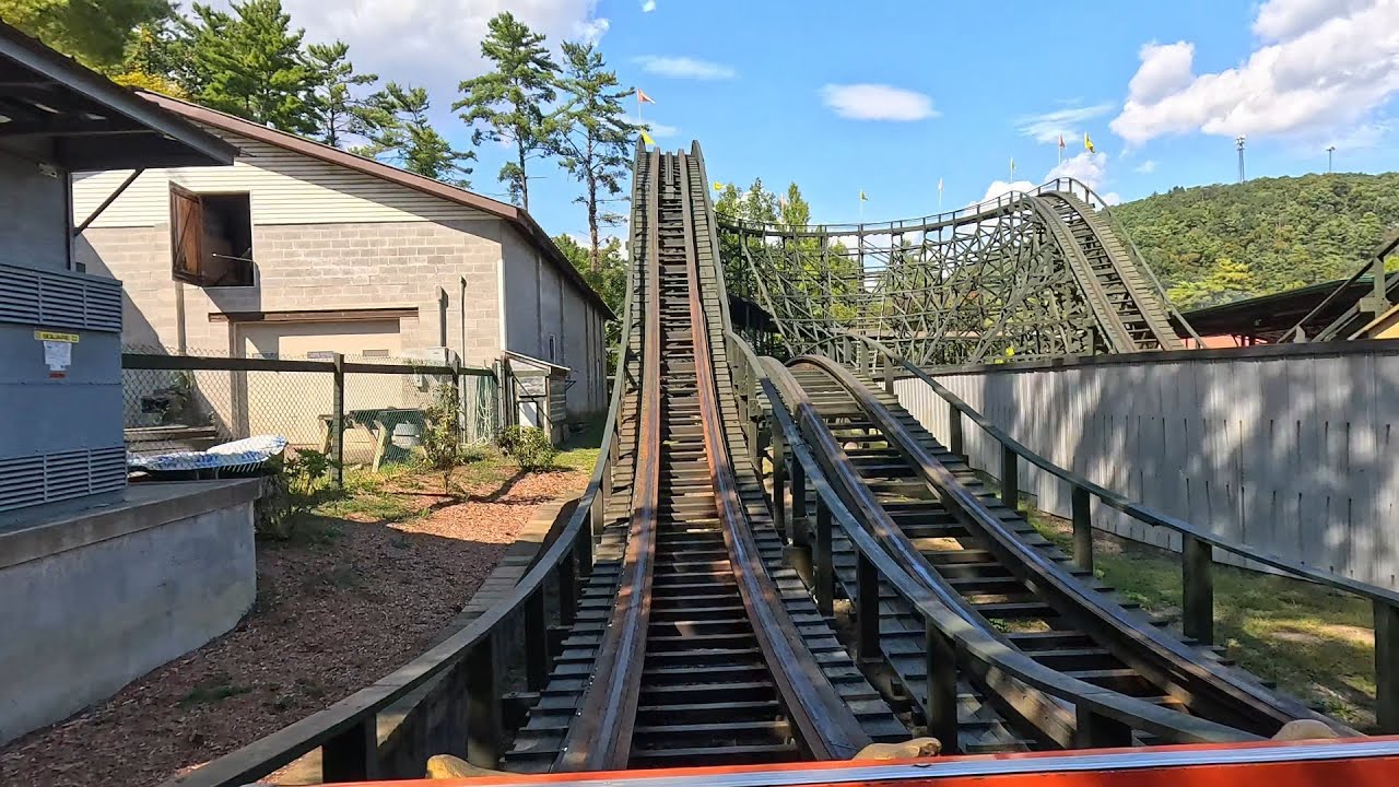 Knoebels Phoenix Front Seat Ride (09/13/2025)
