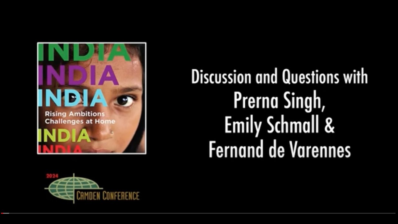 Discussion and Questions with Prerna Singh, Emily Schmall, and  Fernand de Varennes