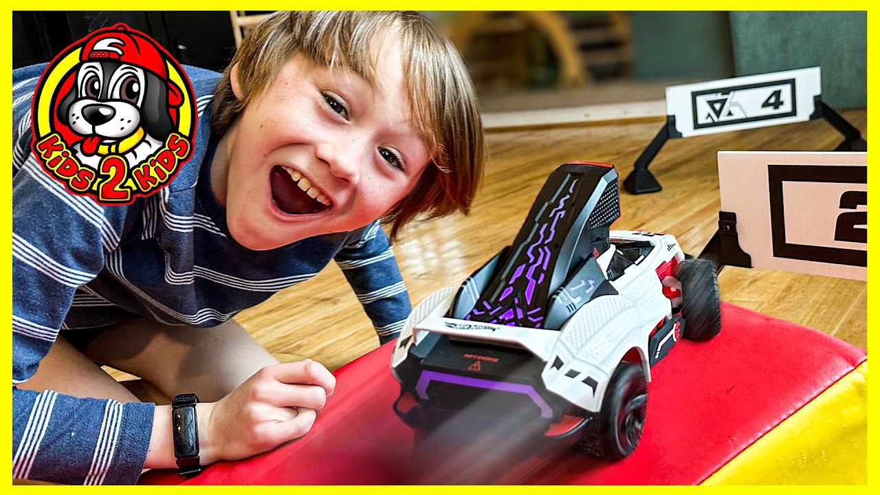 Hot Wheels Racing Game IN REAL LIFE 🏎 I Built a HUGE RIFT RALLY TRACK All Around My House!