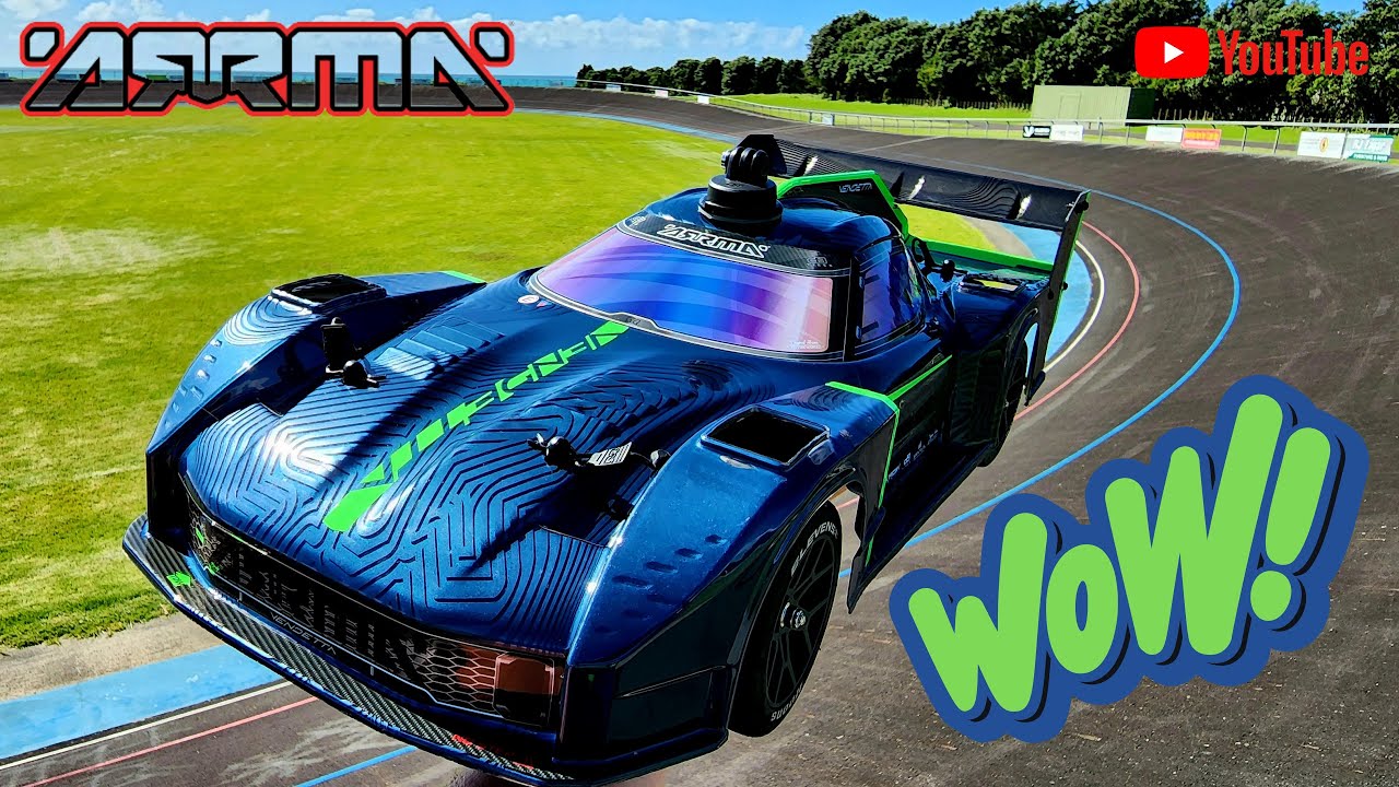 ARRMA Vendetta 3S BLX RC Brushless Speed Machine - Velodrome FPV Madness!!!