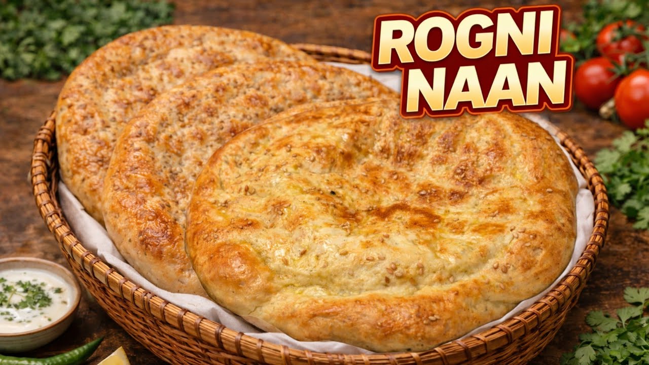 How to Make Naan/ Rogni Naan At Home | Perfect Naan Recipe 