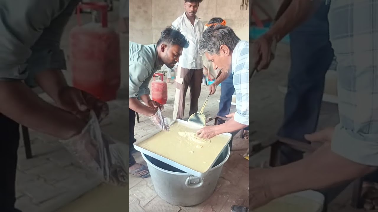 Halwai Style Recipe is live pista Barfi Making 