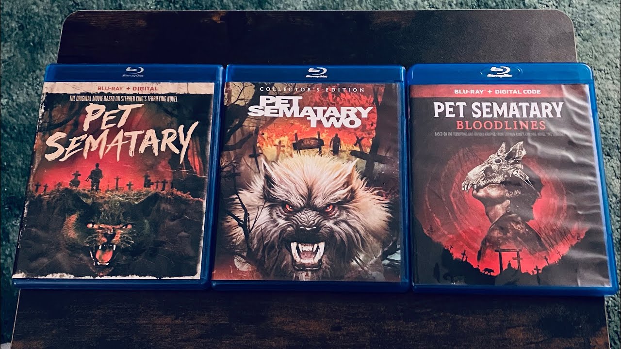 All Three Pet Cemetery Movies For The Blu-Ray Collection 🪦🪦🪦