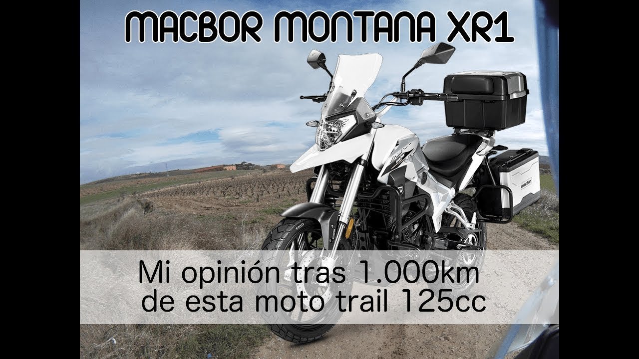 Macbor Montana XR1 - Mi opinión tras 1.000km con esta moto trail 125cc