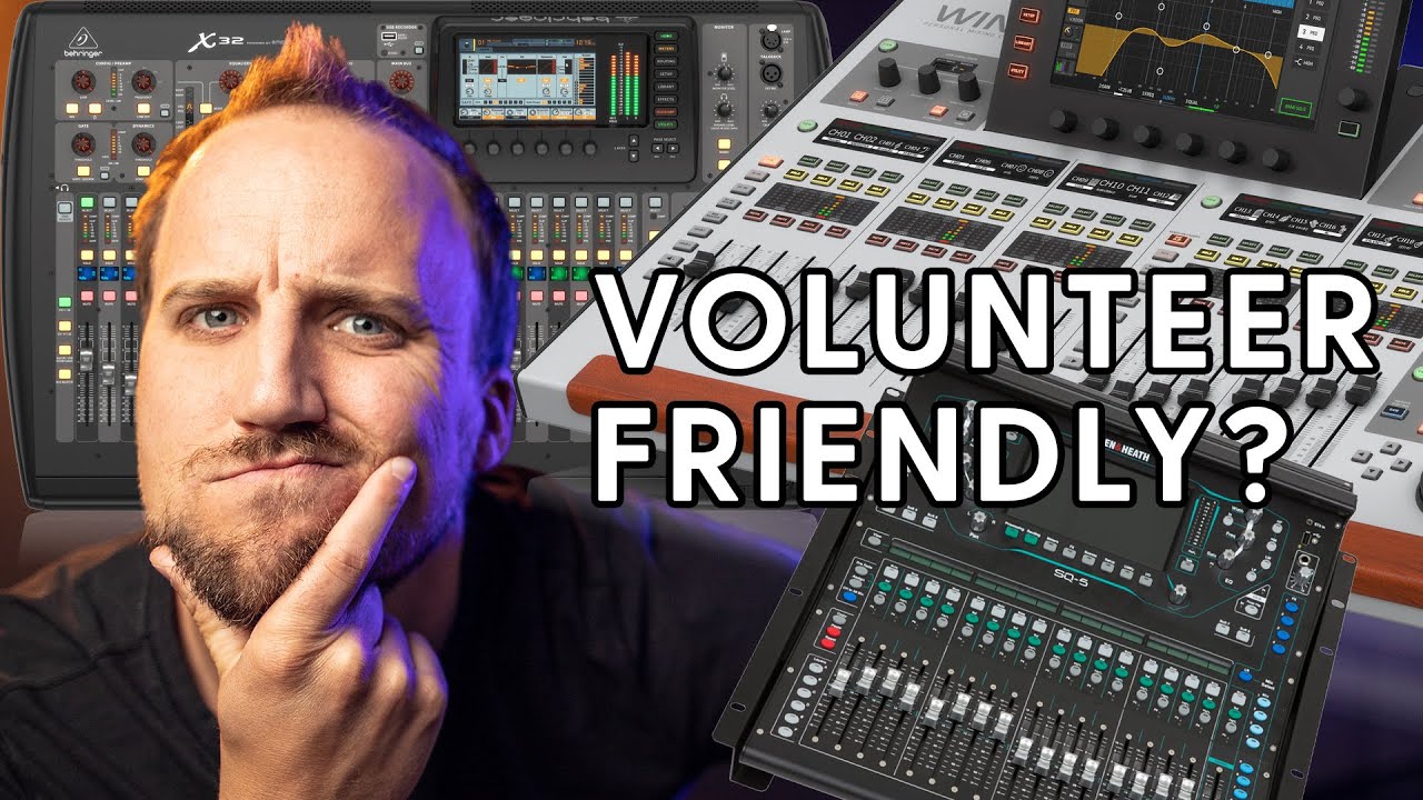 Лучший микшерный пульт для церковных волонтеров 2022 года