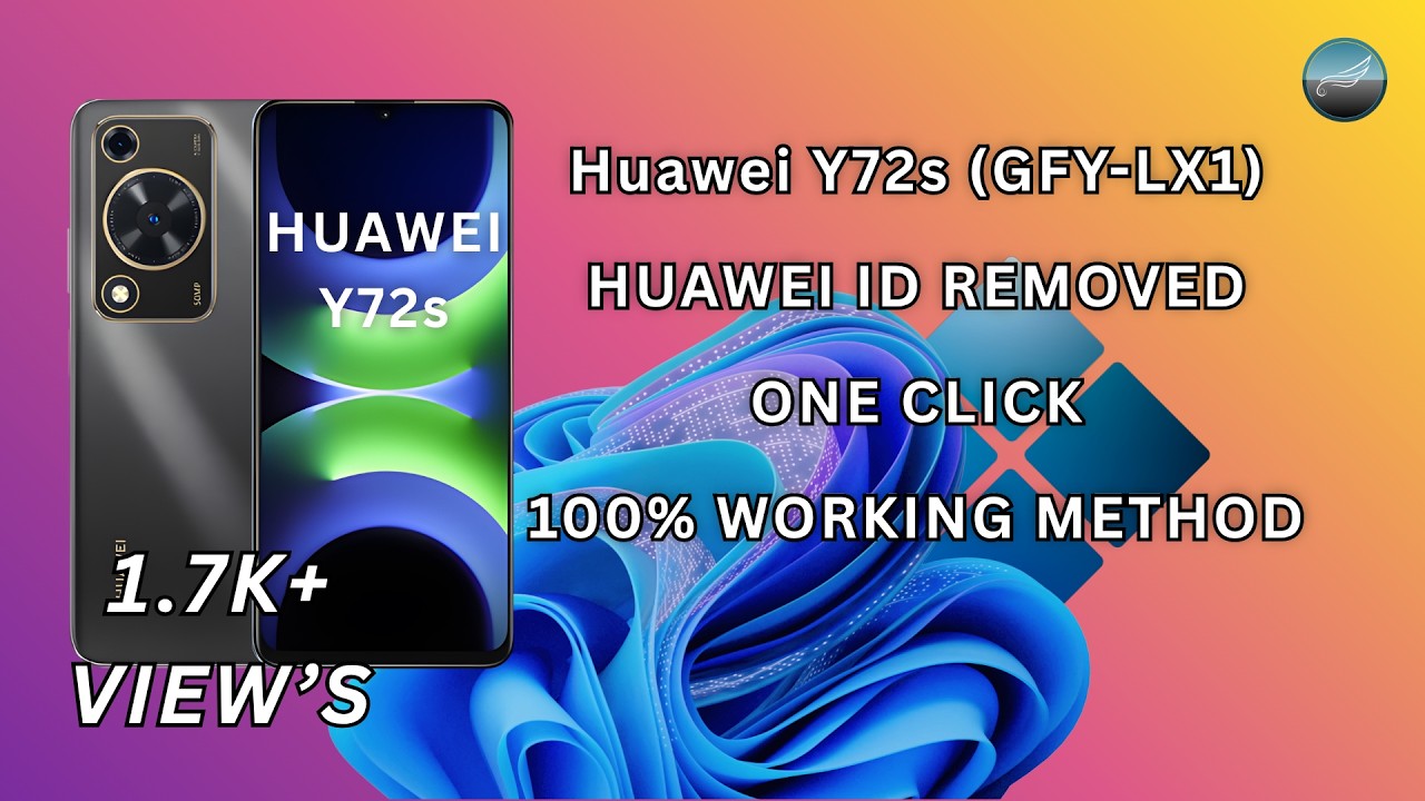 Huawei Y72s (GFY-LX1) Huawei ID Remove Test Point Method 2025 | 100% Working | PhonePoint Pro