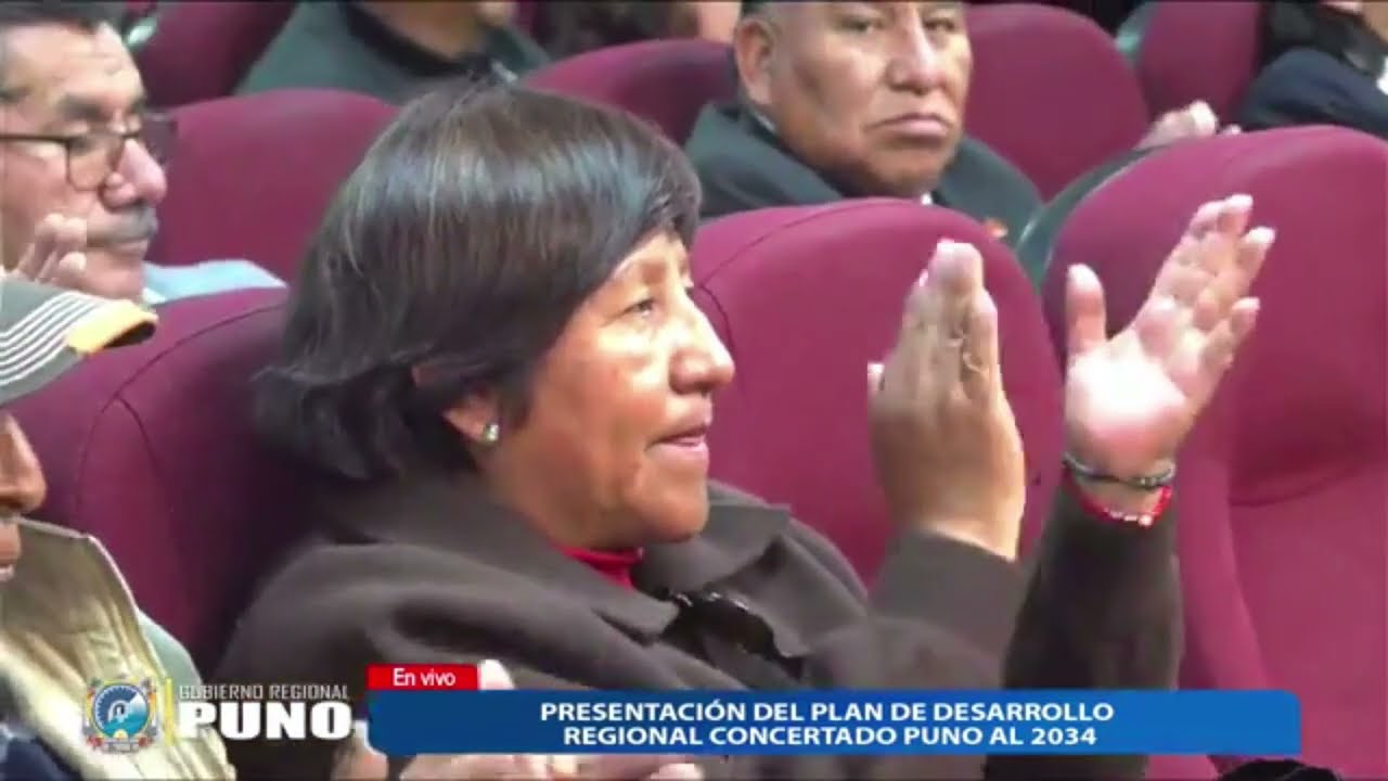Presentación del Plan de Desarrollo Regional Concertado Puno al 2034