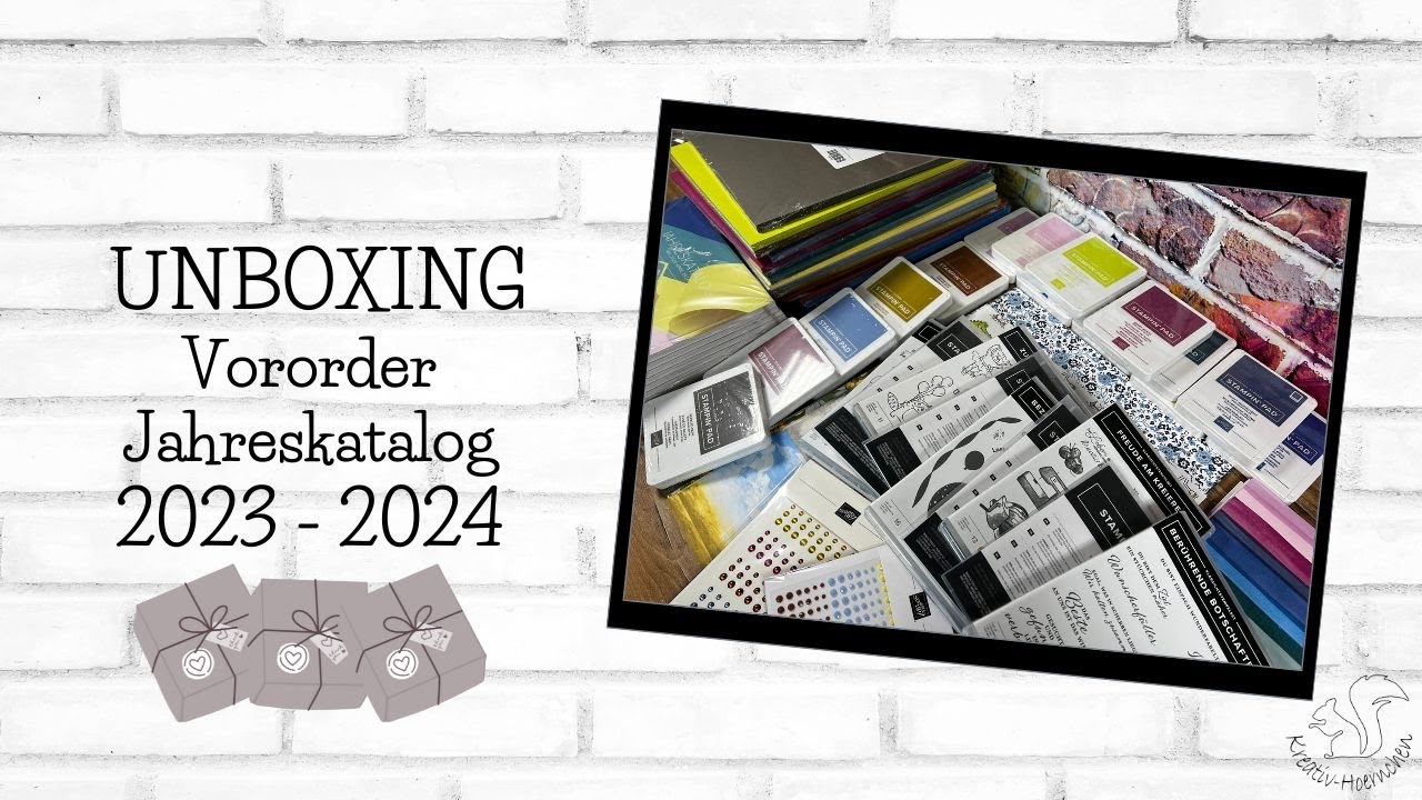 Unboxing Vororder Hauptkatalog 2023/2024 - Stampin´ Up!