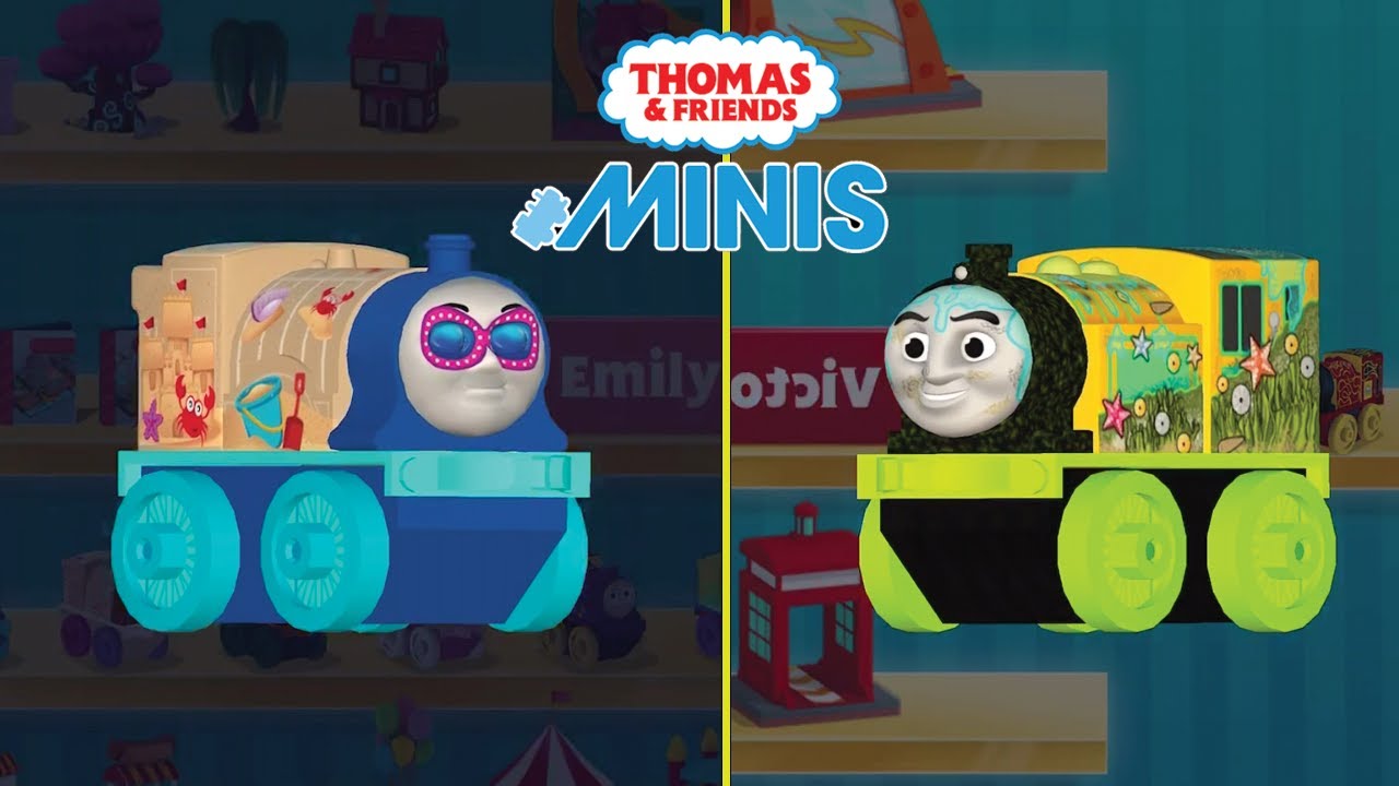 The Beach Engine with Emily and Victorl! -⭐Thomas & Friends Minis⭐