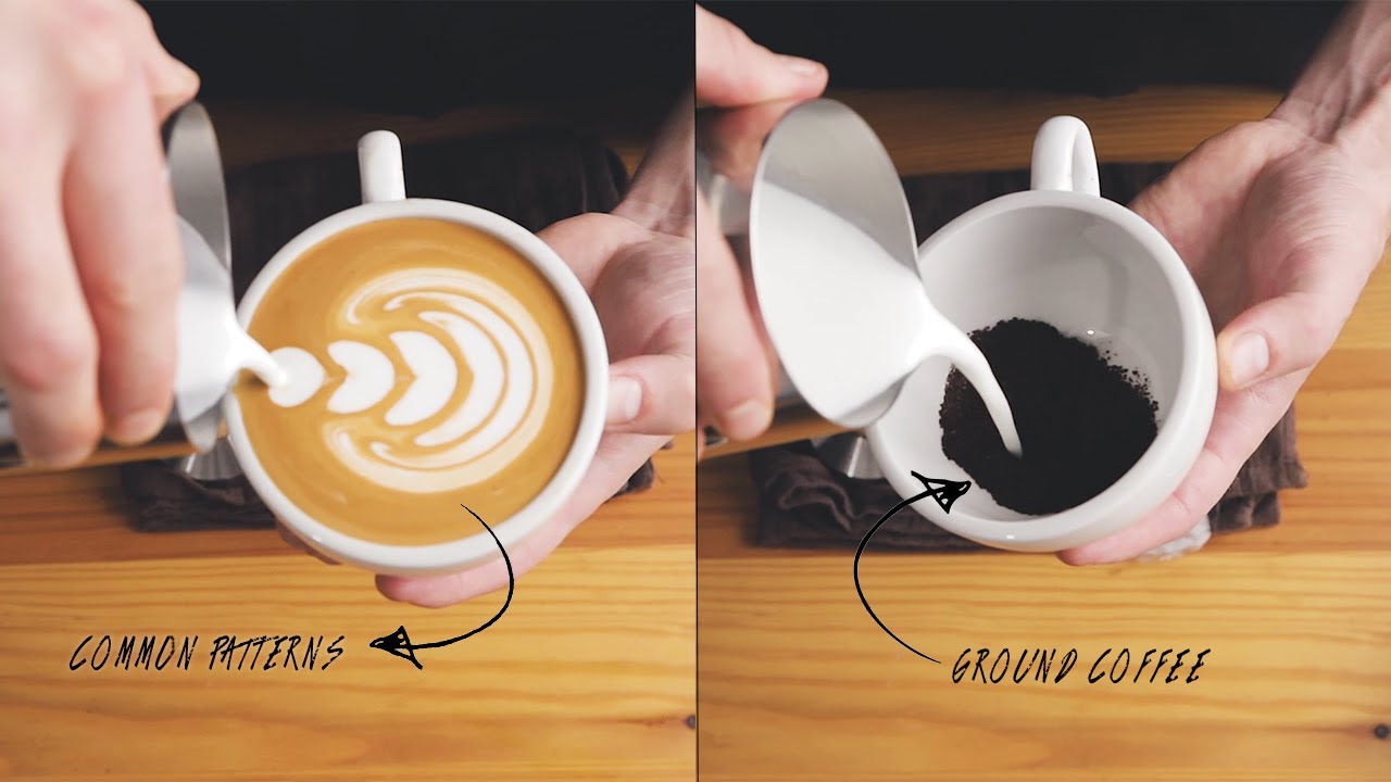 Barista Training   -  Common Latte Art Patterns