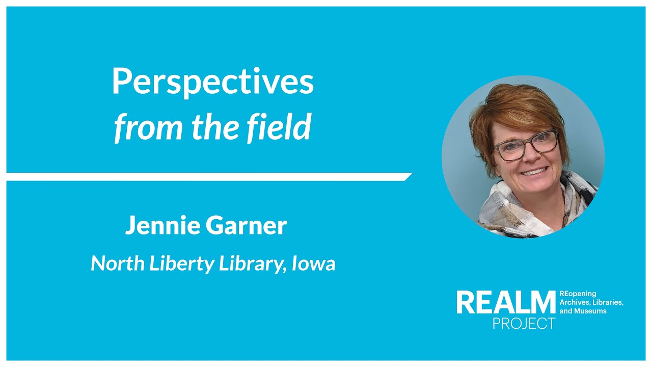 REALM presentation from Jennie Garner, North Liberty Library