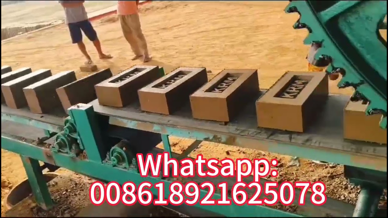 Automatic clay brick making machine LOGO brick making machine for India Bangladesh 008618921625078